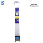 DHM-15 gym ağırlık ölçeği Yükseklik ve ağırlık ölçeği ekran video ve reklam ağırlık ölçümü sikke BMI Ölçeği