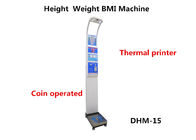 DHM - 15 Jetonlu Yükseklik Ölçümü ve BMI Analizi ile Tartım Terazisi