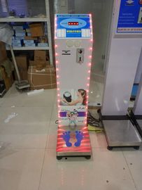 Coin operated weighing scales with colorful led light