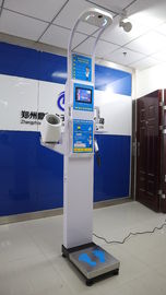 Ultrasonic height weight scales with blood pressure , temperature, fat mass  for medical  Equipment