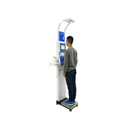 bmi coin body height weight fat scale machine ,with blood pressure machine, height weighing scale with printer